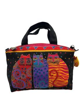 Laurel Bruch Multicolored Feline Friends Bag